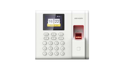 Control de Acceso Hikvision Lector de huella, 1000 usuarios, Lector de tarjeta, Pantalla 2.4 pulgadas, Blanco Control de Acceso Hikvision Lector de huella, 1000 usuarios, Lector de tarjeta, Pantalla 2.4 pulgadas, Blanco